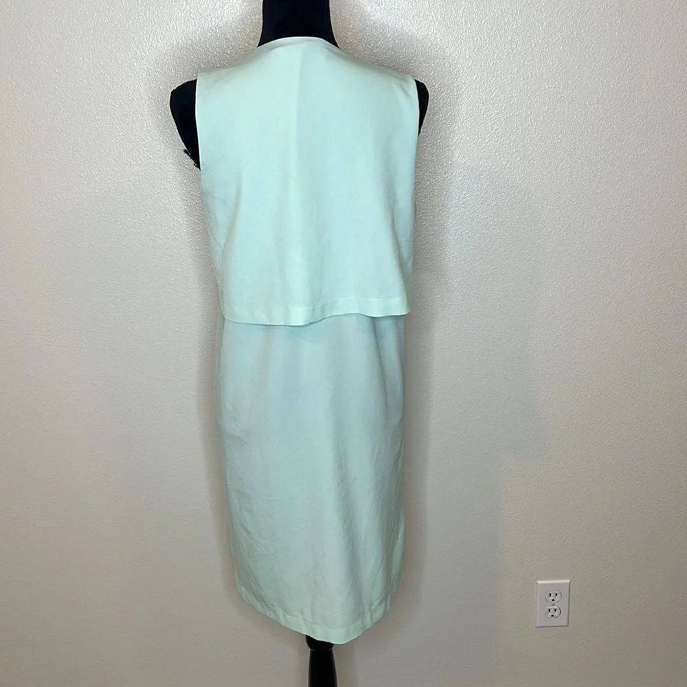 GNW Open Drape Front Sleeveless Cardigan Coat Small - Picture 5 of 6